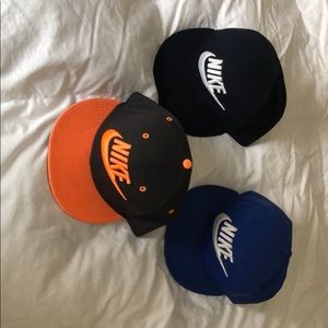 3 Nike SnapBack hats